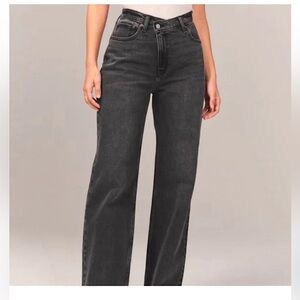Abercrombie & Fitch High Rise Black Jeans